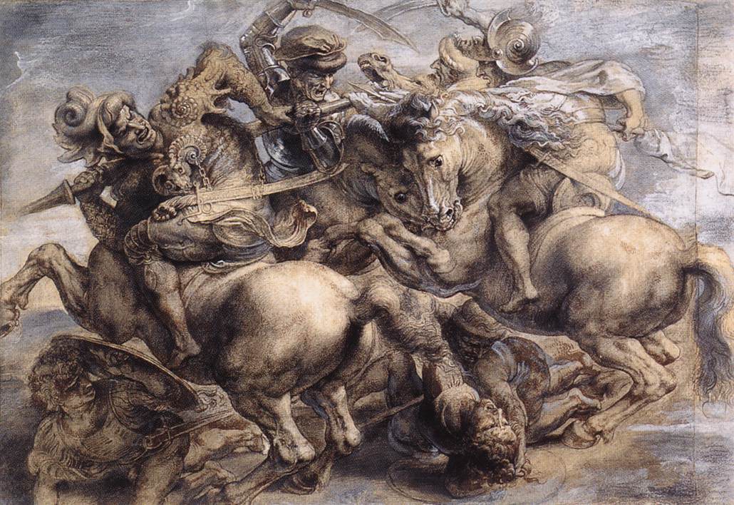 The Battle of Anghiari by Rubens